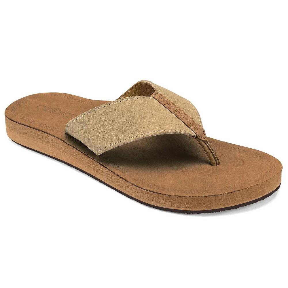 NEW COBIAN women's paloma flip flop sandals in cream